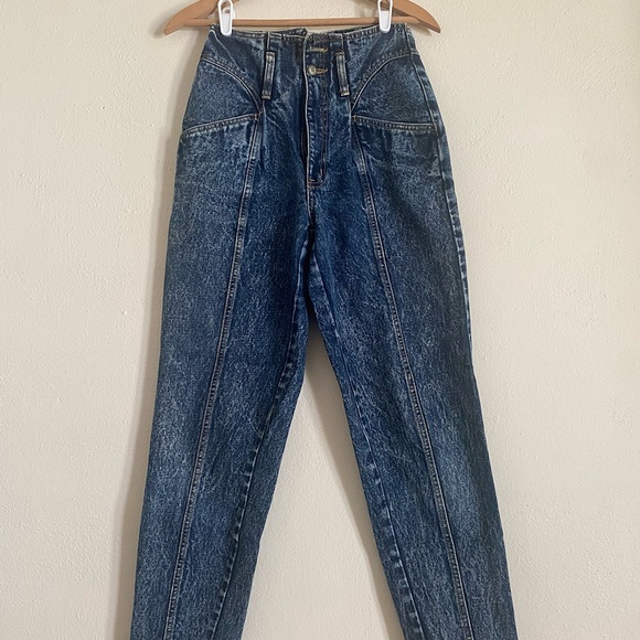 Vintage 80’s Rio Acid Wash High Wasted Jeans - Picture 1 of 6